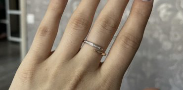 Кольцо Diamant 54333 размер 17 вес 1.3 г золото, бриллиант купить,NaN