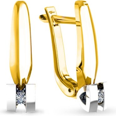 Серьги GRANT 9601257 вес 2.68 г золото, бриллиант купить,NaN