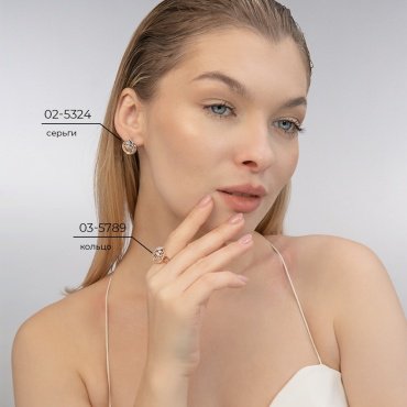 Серьги ЮЗ Платина 02-5324-00-000-1111 вес 4.5 г золото, без вставок купить,NaN