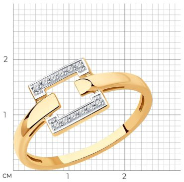 Кольцо 1012265_18 Кольцо (Au 585) купить,NaN