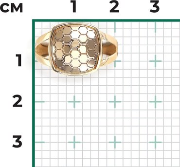 Кольцо PLATINA 01-5762-00-000-1130 размер 18 вес 3.05 г золото, без вставок купить,NaN