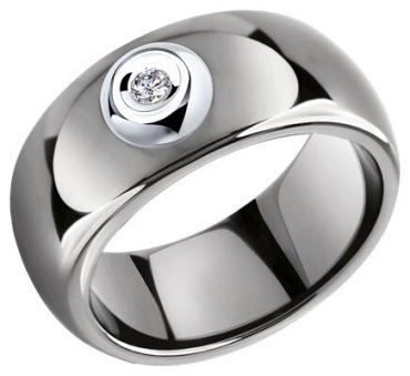 Кольцо SOKOLOV 6015075_18 размер 18 вес 6.72 г золото, бриллиант купить,NaN