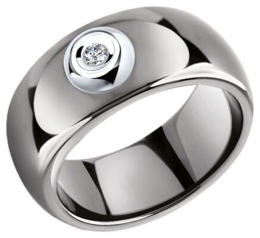 Кольцо SOKOLOV 6015075_18 размер 18 вес 6.72 г золото, бриллиант купить,NaN