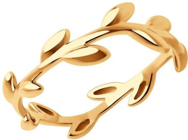 Кольцо SOKOLOV 019270 размер 19 вес 1.99 г золото, без вставок купить,NaN