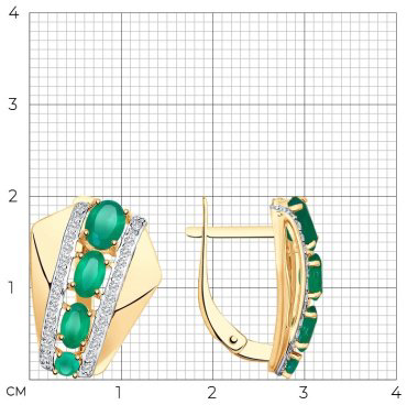 Серьги Sokolov 725117 3.82гр купить,NaN
