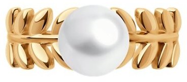 Кольцо Diamant 791256_18 размер 18 вес 2.79 г золото, жемчуг купить,NaN