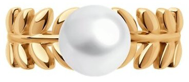 Кольцо Diamant 791256_18 размер 18 вес 2.79 г золото, жемчуг купить,NaN