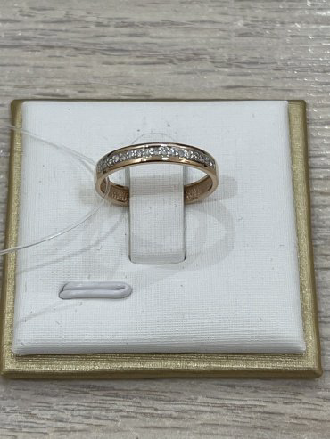 Кольцо Mi Amor 866777 размер 16 вес 1.37 г золото, бриллиант купить,NaN