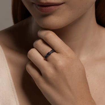 Кольцо Diamant 51-210-02498-1_18 размер 18 вес 1.77 г золото, сапфир купить,NaN