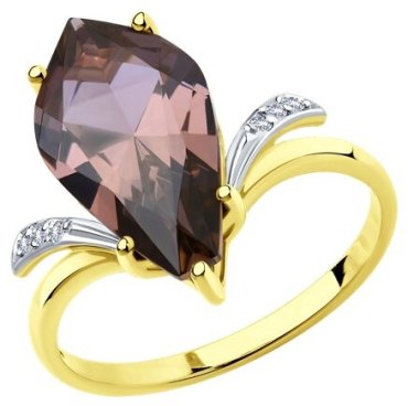 Кольцо Diamant 53-310-00824-1 размер 17 вес 2.64 золото, ситалл купить,NaN