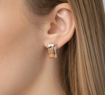 Серьги PLATINA 02-5268-00-000-1111 вес 3.8 г золото, без вставок купить,NaN