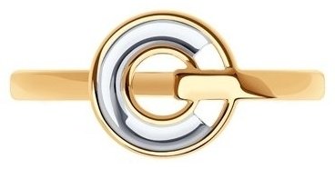 Кольцо SOKOLOV 018778_17 размер 17 вес 1.61 г золото, фианит купить,NaN