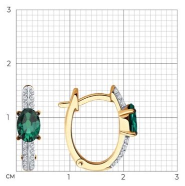 Серьги Sokolov 3020513 2.58гр купить,NaN