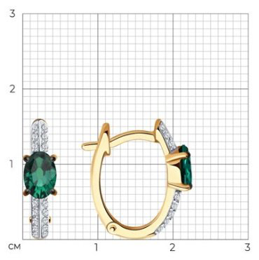 Серьги Sokolov 3020513 2.58гр купить,NaN