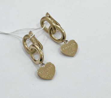 Серьги Diamant 866788 вес 5.2 г золото, без вставок купить,NaN