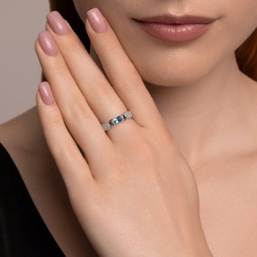 Кольцо LUXOR JEWELRY LUXOR 716378-3_18_2,13 размер 18 вес 2.13 г золото, фианит, топаз купить,NaN