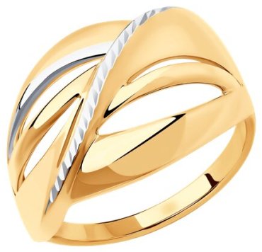 Кольцо Diamant 51-110-00665-1 размер 19.5 вес 3.12 г золото, без вставок купить,NaN
