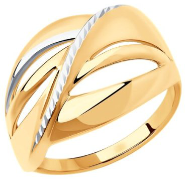 Кольцо Diamant 51-110-00665-1 размер 19.5 вес 3.12 г золото, без вставок купить,NaN