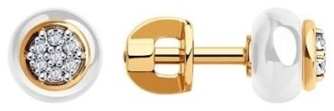 Серьги Sokolov 6025153 1.83гр купить,NaN