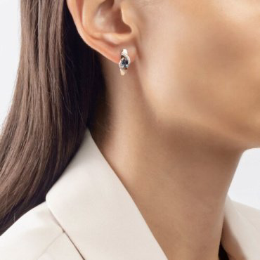 Серьги SOKOLOV 728475 вес 2.77 г золото, топаз купить,NaN