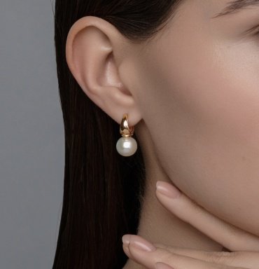 Серьги SOKOLOV 792448 вес 5.25 г золото, жемчуг купить,NaN