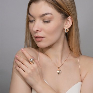 Кольцо PLATINA 02-5772-00 размер 20 вес 5.28 г золото, без вставок купить,NaN