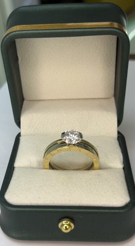 Кольцо Carier Gold 6544 размер 18 вес 7.6 г золото, фианит купить,NaN