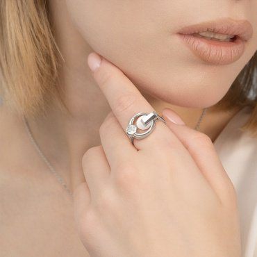 Кольцо PLATINA 01-5620-00-201-1120 размер 18 вес 3.09 г золото, топаз купить,NaN
