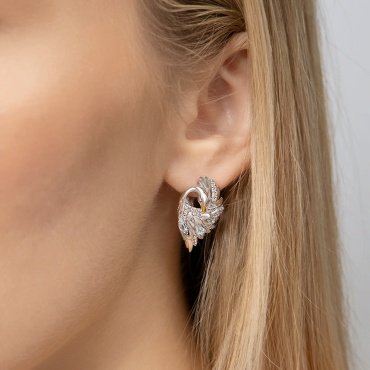 Серьги PLATINA 02-5300-01-201-1120 вес 5.87 г золото, топаз купить,NaN