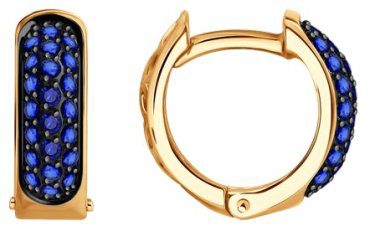 Конго Diamant 51-220-02498-1 вес 3.69 г золото, сапфир 119462004 купить,NaN