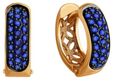 Конго Diamant 51-220-02498-1 вес 3.69 г золото, сапфир 119462004 купить,NaN