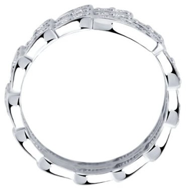 Кольцо Diamant 94-110-02299-1_s размер 17.5 вес 5.24 г серебро, фианит купить,NaN