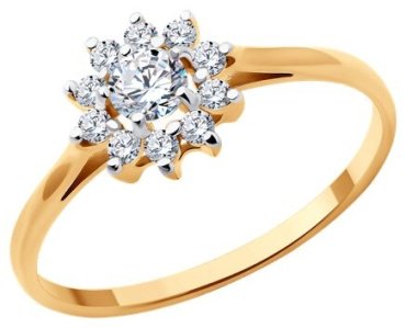 Кольцо Diamant 51-110-02217-1 17.5р 1.46гр купить,NaN