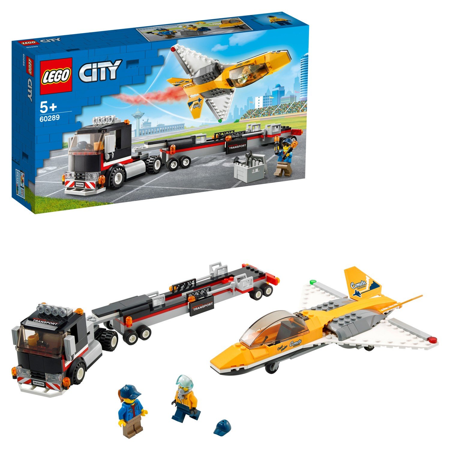 Конструктор Lego City Транспортировка самолёта на авиашоу 60289  купить,NaN