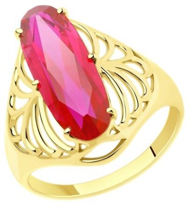 Кольцо Diamant 53-310-00773-1 размер 20 вес 3.99 г золото, рубин купить,NaN
