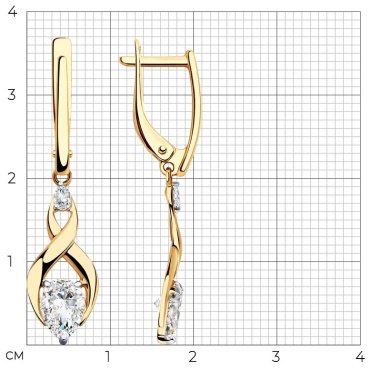 Серьги Sokolov 028245 3.4гр купить,NaN