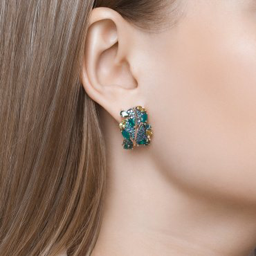Серьги SOKOLOV 726066 вес 8.66 г золото, агат купить,NaN