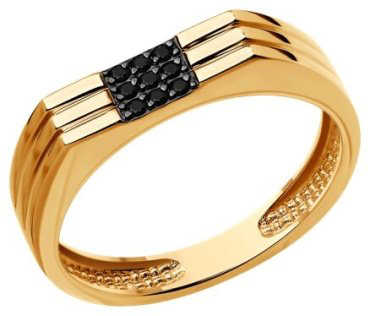 Кольцо Diamant 51-112-02288-1 размер 20.5 вес 4.21 г золото, фианит купить,NaN