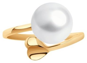 Кольцо Diamant 791204_18 размер 18 вес 2.32 г золото, жемчуг купить,NaN