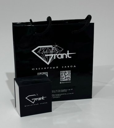 Пусеты Grant 9701777 вес 1.94 г золото, бриллиант 128878120 купить,NaN