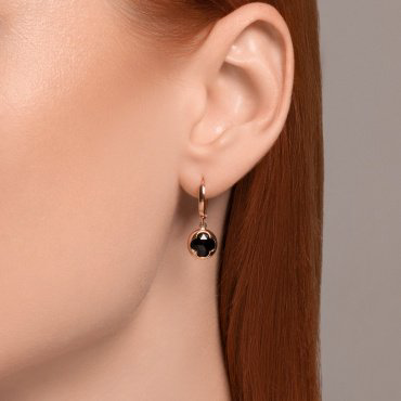 Серьги SOKOLOV 728738 вес 3.7 г золото, агат купить,NaN