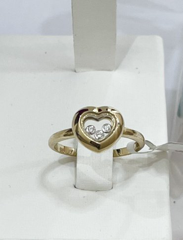 Кольцо Exclusive Gold 76578876 размер 18 вес 3.2 г золото, стекло, фианит купить,NaN