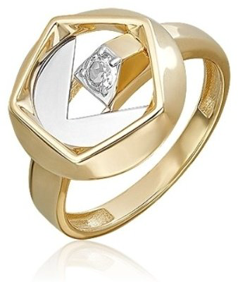 Кольцо PLATINA 01-5623-00-201-1121 размер 18.5 вес 3.28 г золото, топаз купить,NaN