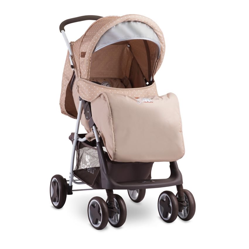 Коляска с накидкой Lorelli Terra 1935 Beige Cool Cat  купить,NaN