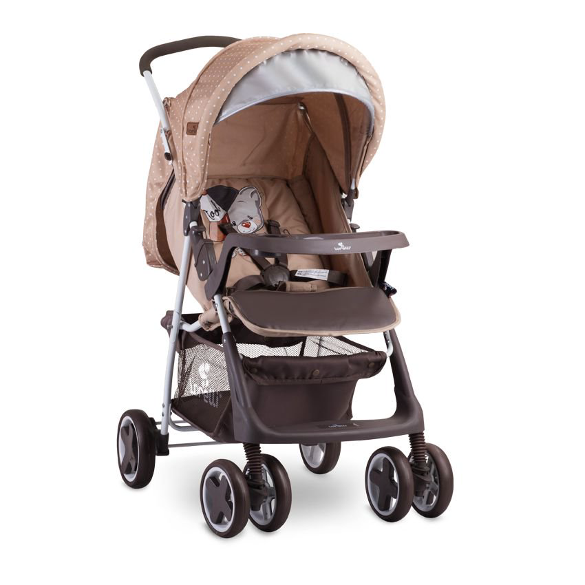 Коляска с накидкой Lorelli Terra 1935 Beige Cool Cat  купить,NaN