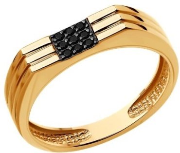 Кольцо Diamant 51-112-02288-1 размер 20 вес 4 г золото, фианит купить,NaN