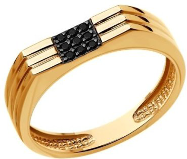 Кольцо Diamant 51-112-02288-1 размер 20 вес 4 г золото, фианит купить,NaN