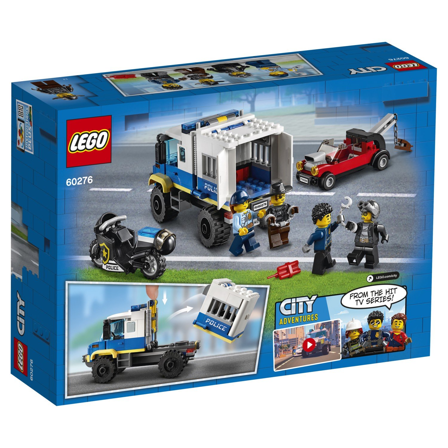 Конструктор Lego City 60276 Транспорт для перевозки преступников купить,NaN