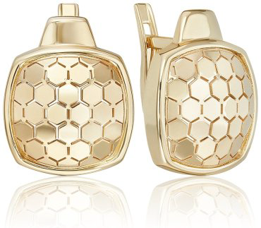Серьги PLATINA 02-5262-00-000-1130 вес 3.91 г золото, без вставок купить,NaN