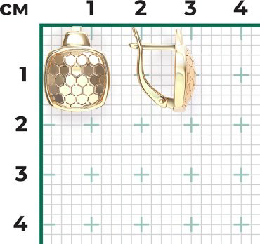 Серьги PLATINA 02-5262-00-000-1130 вес 3.91 г золото, без вставок купить,NaN